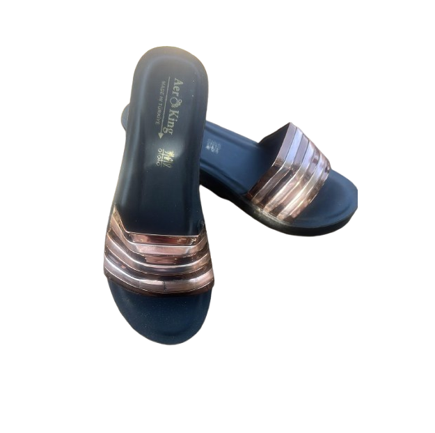 Glittery Embellished Slippers 052