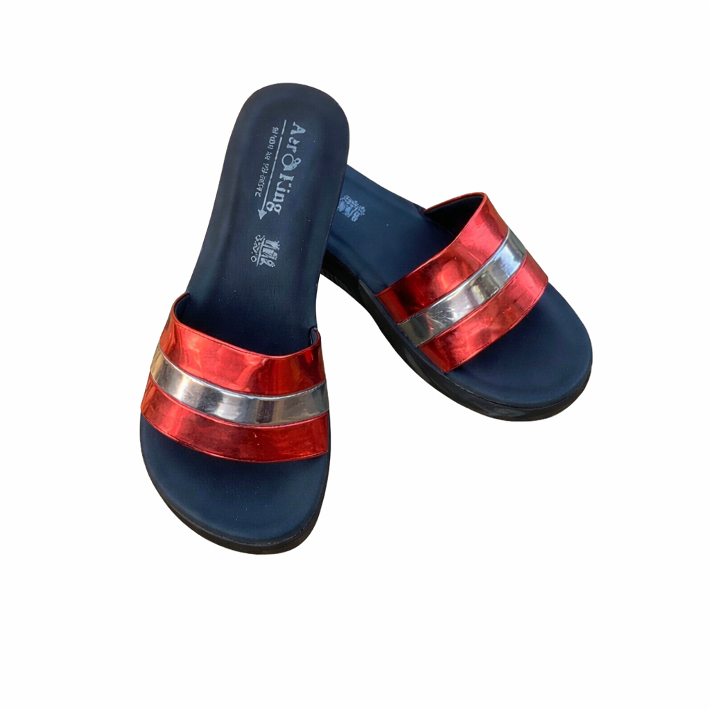 Glittery Embellished Slippers 053