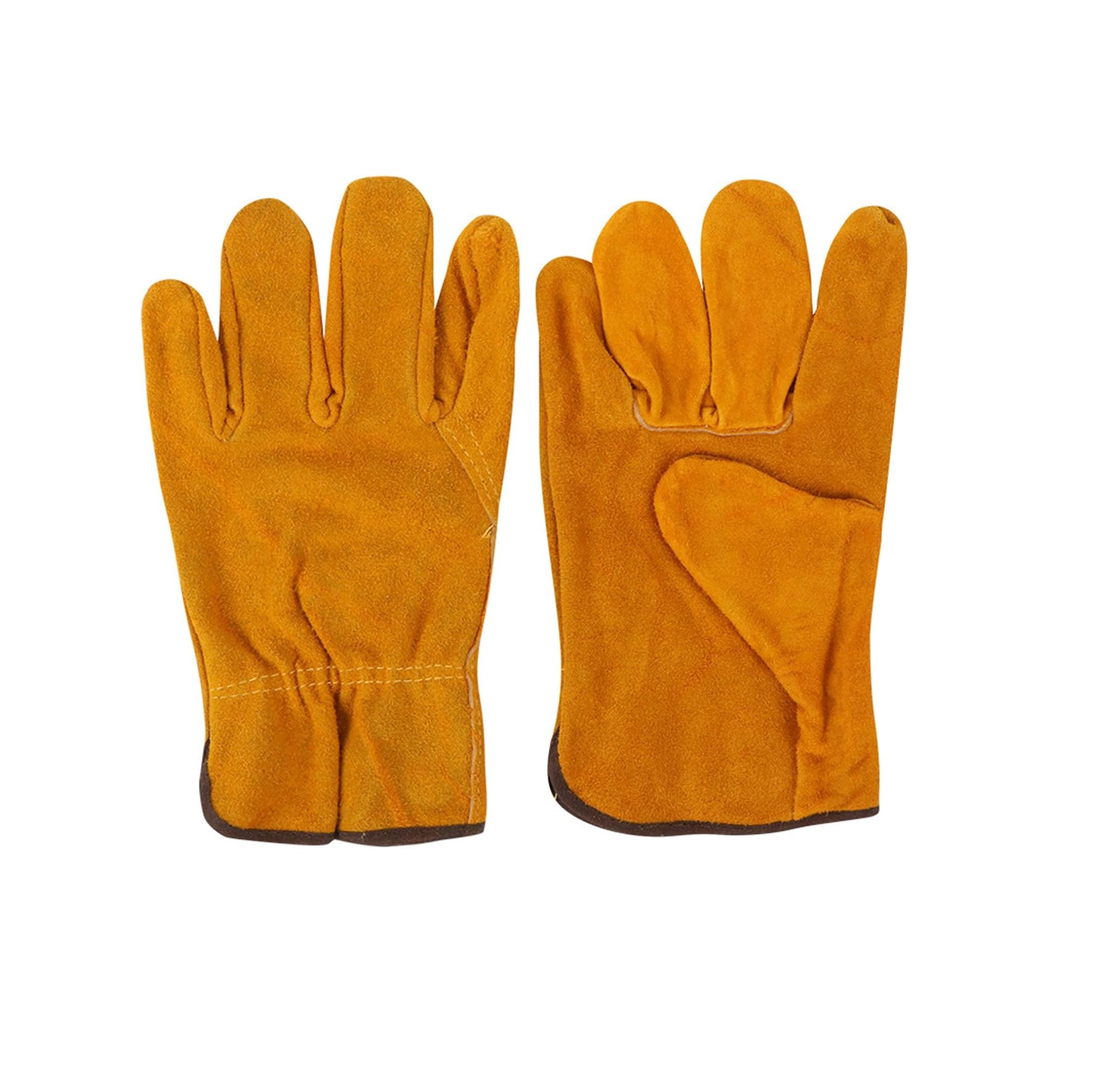 Leather Heat-Resistant Driver Welder Work Gloves