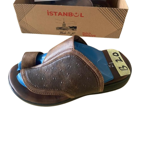Leather Men's Slippers 074