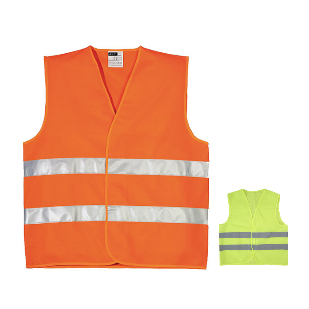 Warning Vest Orange Yellow